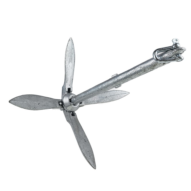 Якорь-кошка Мореман оцинкованная сталь, складной тип В, 7.5 кг