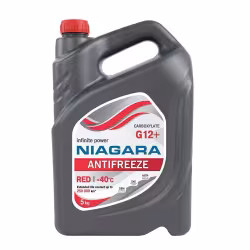Антифриз Niagara G12+, карбоксилатный, красный, 5 кг