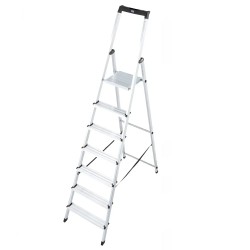 Стремянка Krause Solidy алюминиевая, 1х7 ступеней