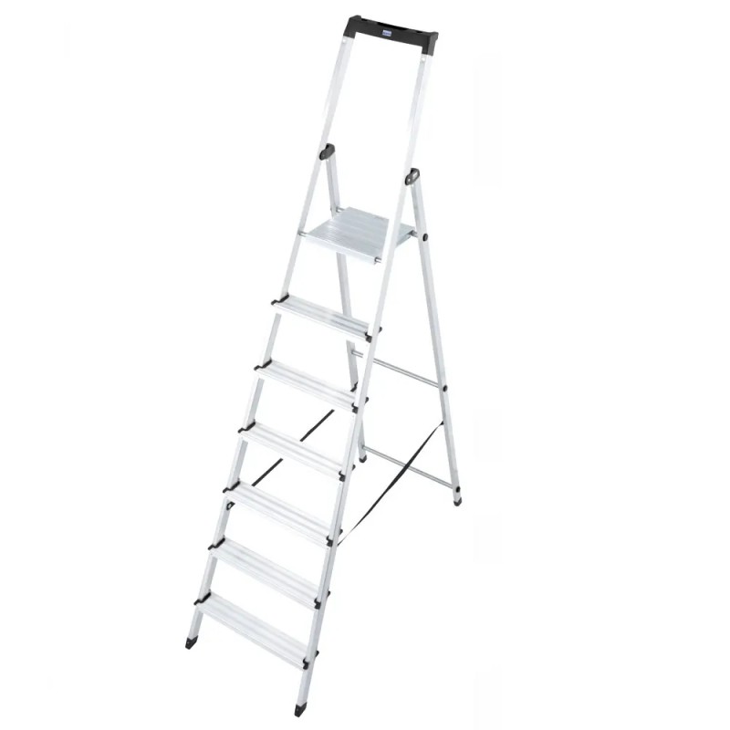 Стремянка Krause Solidy алюминиевая, 1х7 ступеней