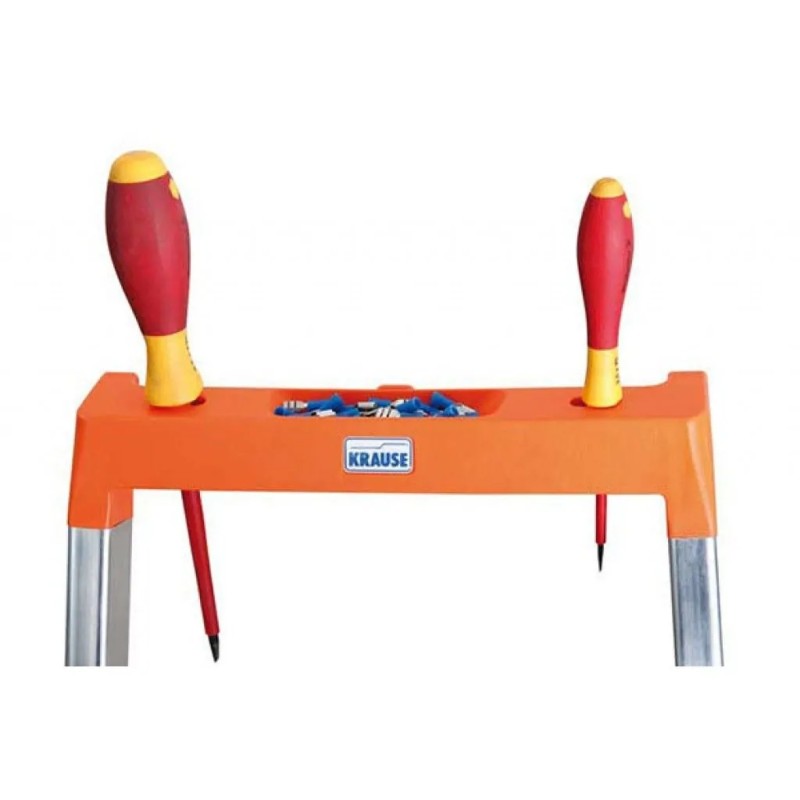 Стремянка Krause Solidy алюминиевая, 1х7 ступеней