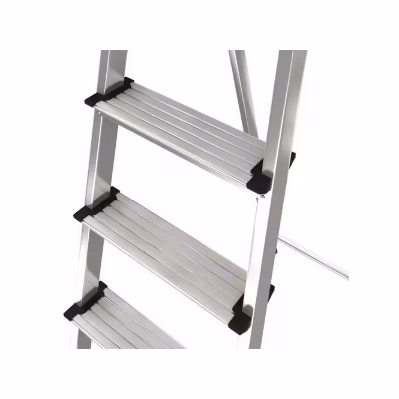 Стремянка Krause Safety 128973 алюминиевая, 1х7 ступеней