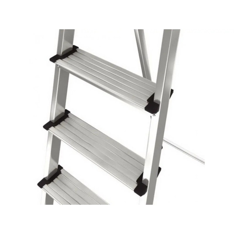 Стремянка Krause Safety 128973 алюминиевая, 1х7 ступеней