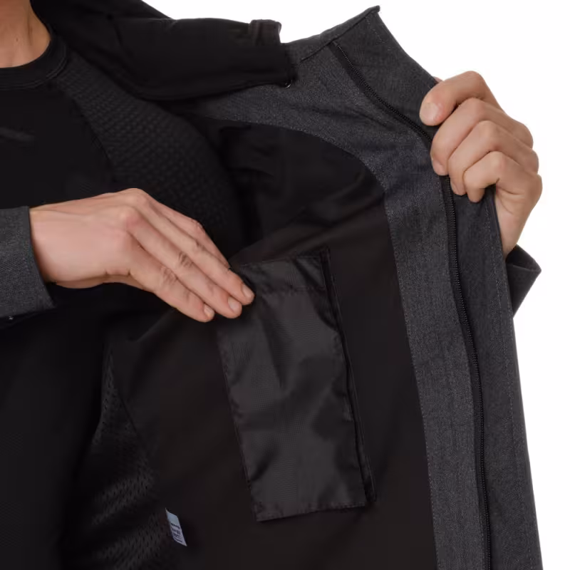 Моторубашка Dragonfly Streetfighter Graphite с защитой 2024, черный, размер M