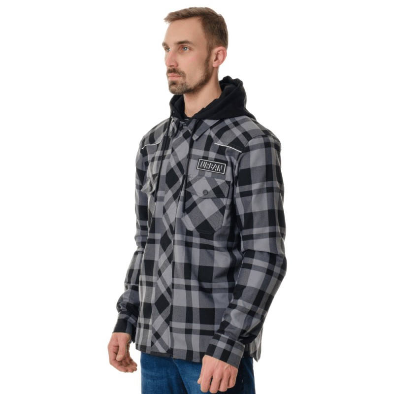 Моторубашка Dragonfly Streetfighter Grey с защитой 2024, серый, размер XL