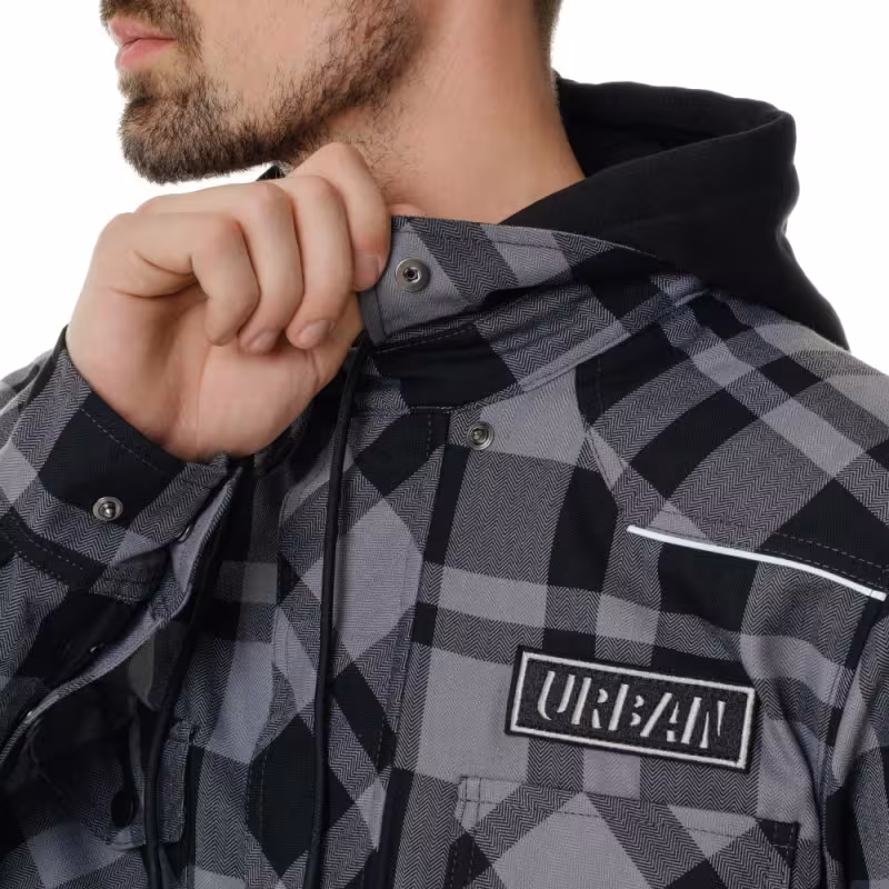 Моторубашка Dragonfly Streetfighter Grey с защитой 2024, серый, размер XL