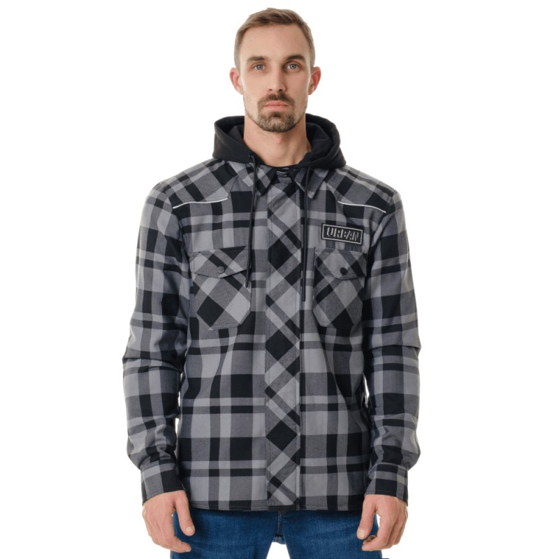 Моторубашка Dragonfly Streetfighter Grey с защитой 2024, серый, размер XXL