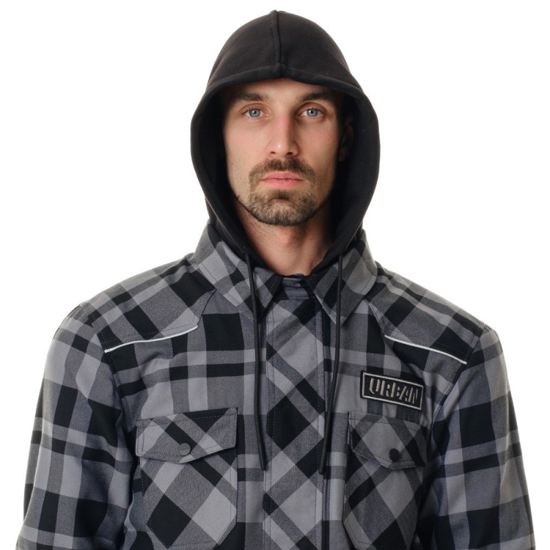 Моторубашка Dragonfly Streetfighter Grey с защитой 2024, серый, размер XXL