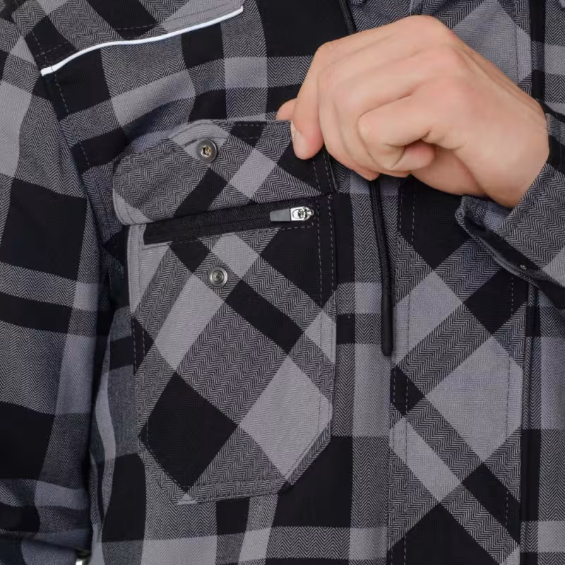 Моторубашка Dragonfly Streetfighter Grey с защитой 2024, серый, размер XXL