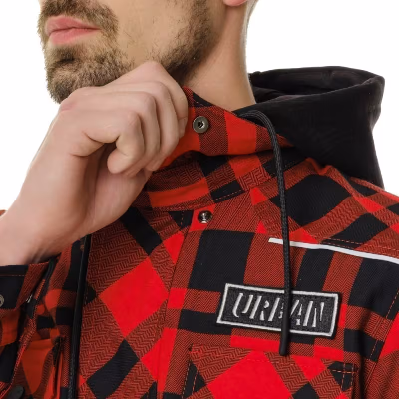 Моторубашка Dragonfly Streetfighter Red с защитой 2024, красный, размер S