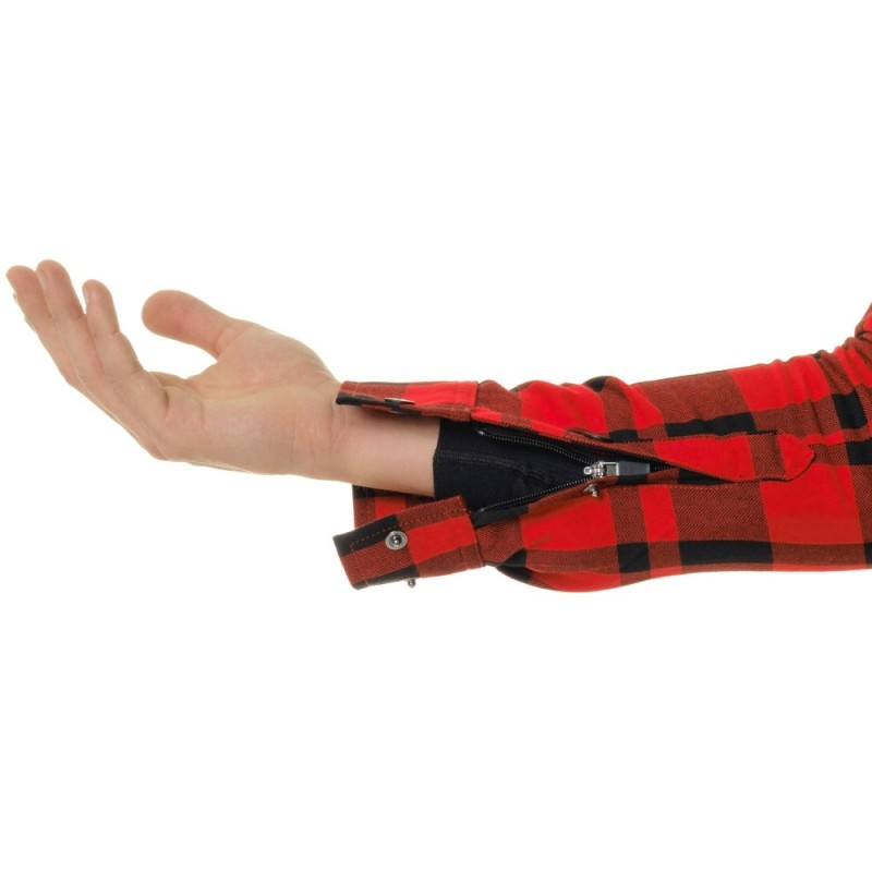 Моторубашка Dragonfly Streetfighter Red с защитой 2024, красный, размер XL