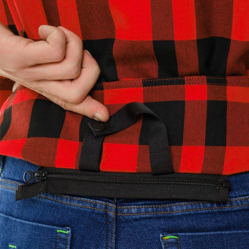 Моторубашка Dragonfly Streetfighter Red с защитой 2024, красный, размер XXL