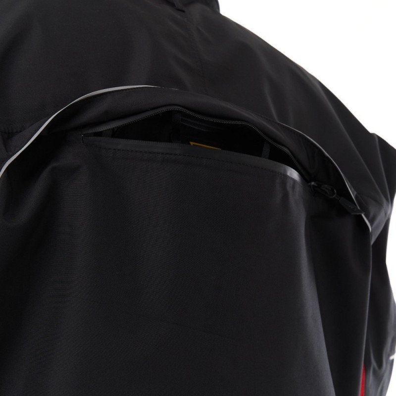 Куртка мужская Dragonfly Quad Pro Black - Red 2023, мембрана, красный/черный, размер L, 182 см