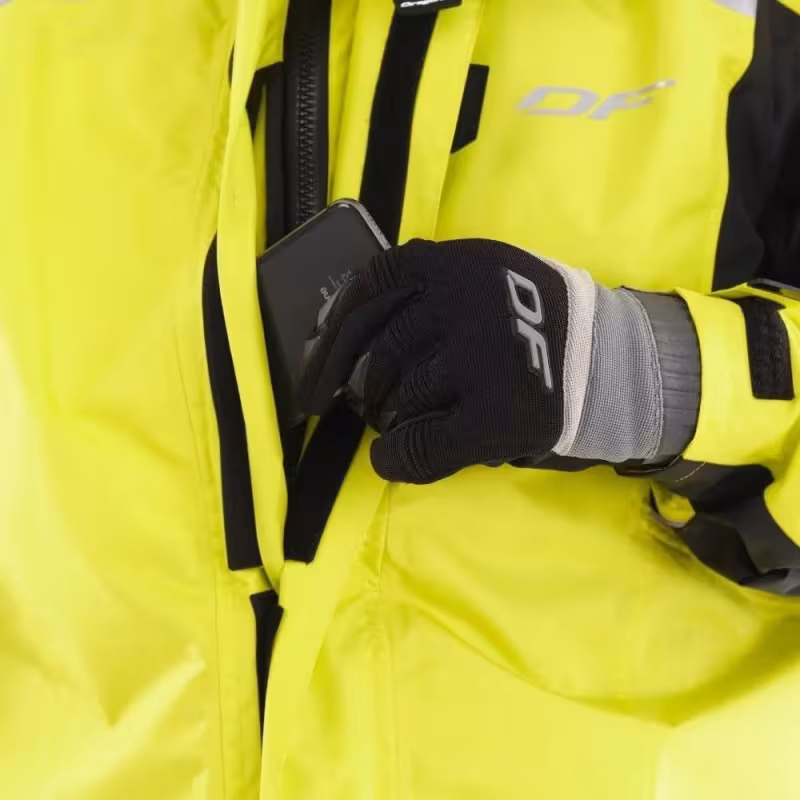 Куртка - дождевик Dragonfly EVO Yellow 2023, мембрана, желтый, размер L, 182 см