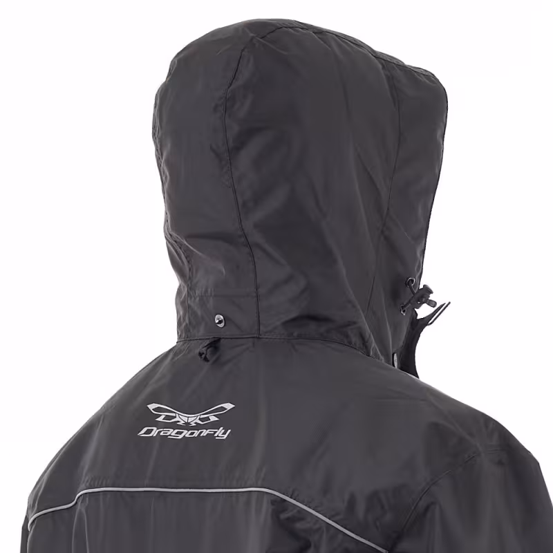 Куртка - дождевик Dragonfly EVO 2023 Black, мембрана, черный, размер S, 170 см