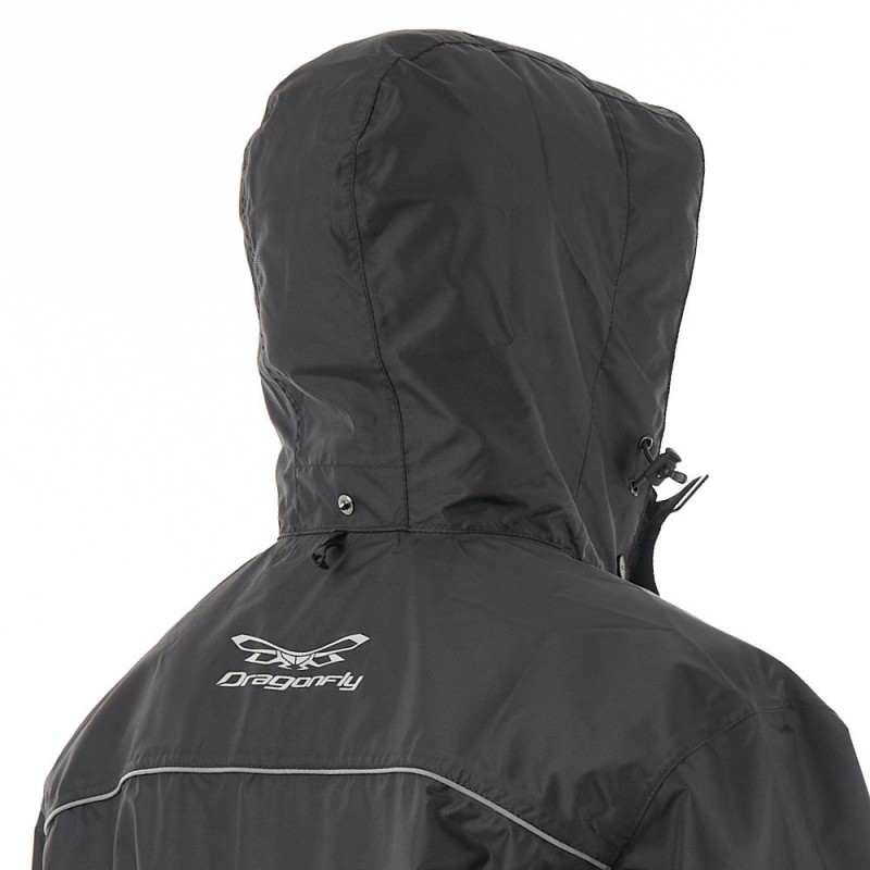 Куртка - дождевик Dragonfly EVO 2023 Black, мембрана, черный, размер XL, 188 см