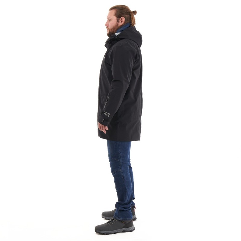 Плащ-дождевик Dragonfly Raincoat 2.0 2024, черный, размер S