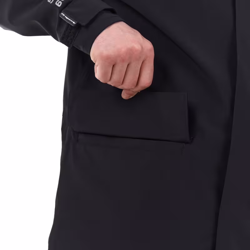 Плащ-дождевик Dragonfly Raincoat 2.0 2024, черный, размер XL