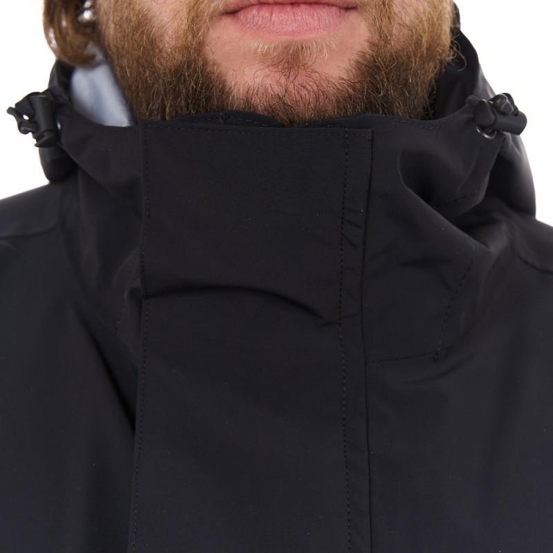 Плащ-дождевик Dragonfly Raincoat 2.0 2024, черный, размер XXL