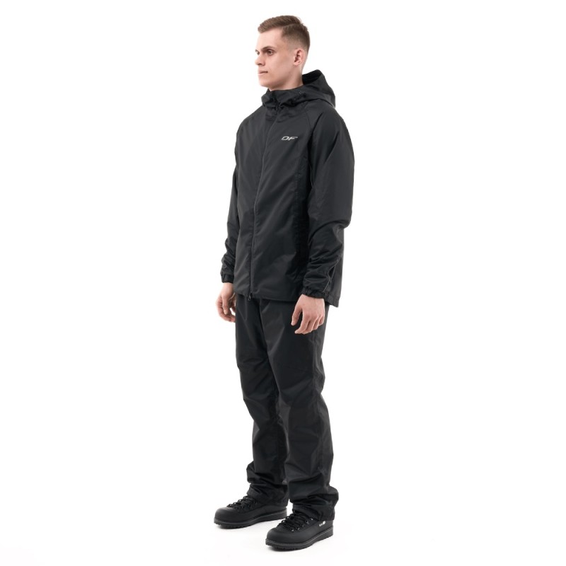 Костюм мужской Dragonfly Active 2.0 Man Black 2023, мембрана DFTEX, черный, размер S, 170 см