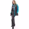 Костюм женский Dragonfly Active 2.0 Graphite - Blue 2023, мембрана DFTEX, черный/синий, размер L, 176 см