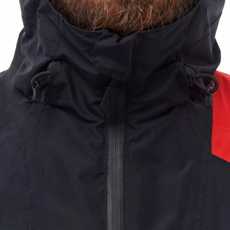 Куртка-дождевик Dragonfly Team 2.0 Black - Red 2023, мембрана, черный/красный, размер XL, 188 см