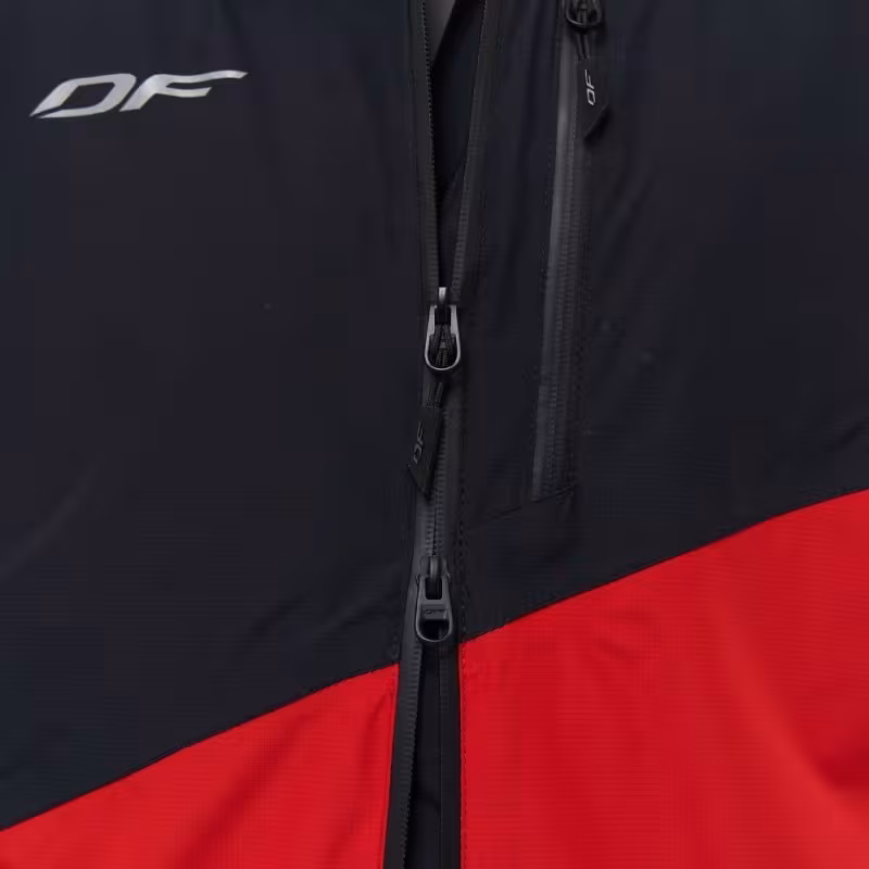 Куртка-дождевик Dragonfly Team 2.0 Black - Red 2023, мембрана, черный/красный, размер XXL, 188 см