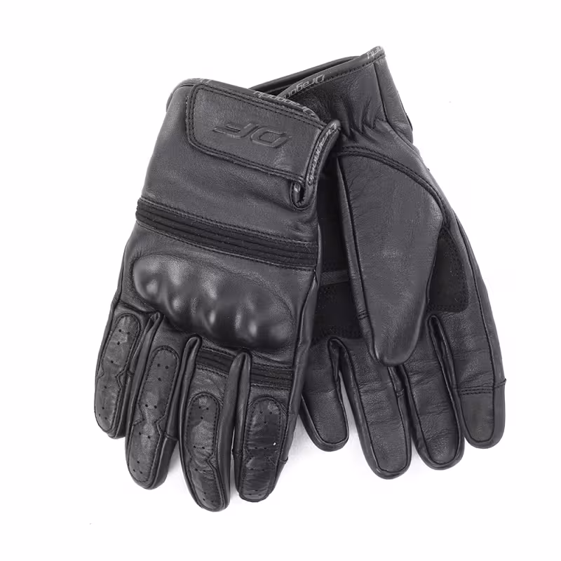 Мотоперчатки Dragonfly Street, кожа, черный, размер XL