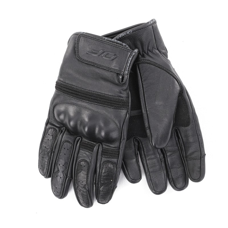 Мотоперчатки Dragonfly Street, кожа, черный, размер XL