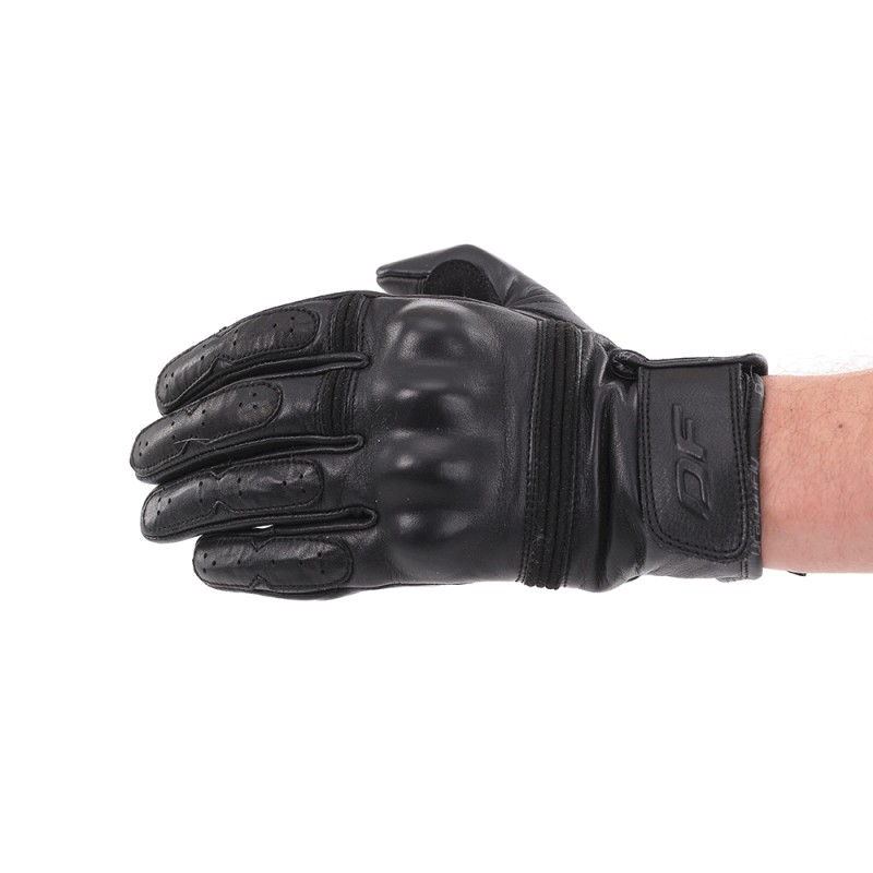 Мотоперчатки Dragonfly Street, кожа, черный, размер XL