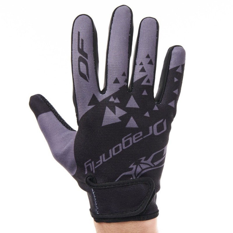 Мотоперчатки Dragonfly Cross, полиэстер, черный/серый, размер 3XL