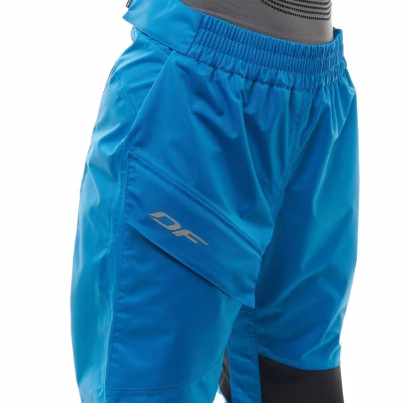 Брюки-дождевики женские Dragonfly EVO Woman 2023 Blue, мембрана, синий, размер L