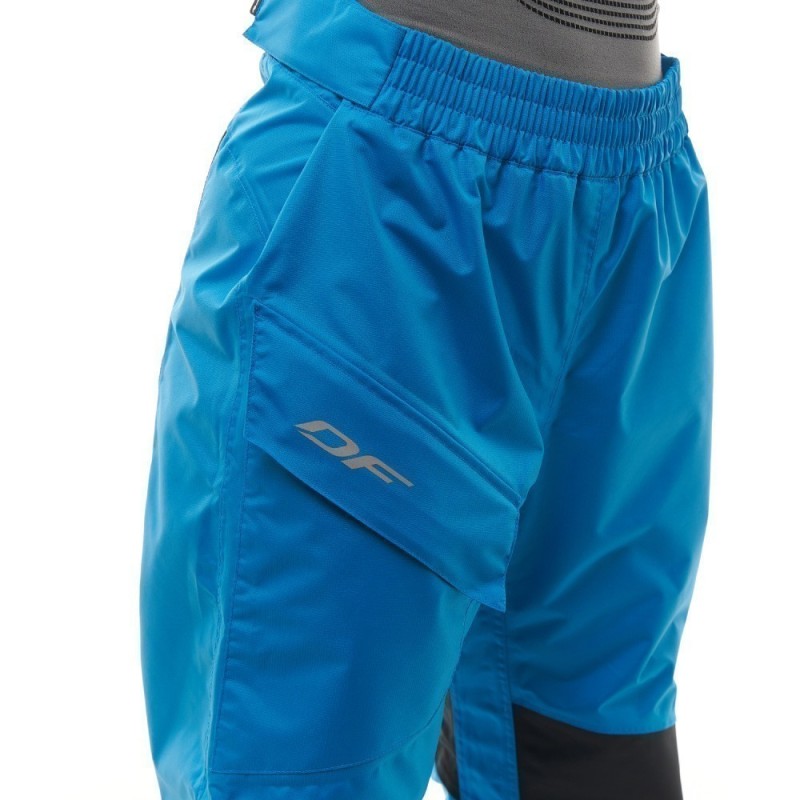 Брюки-дождевики женские Dragonfly EVO Woman 2023 Blue, мембрана, синий, размер L