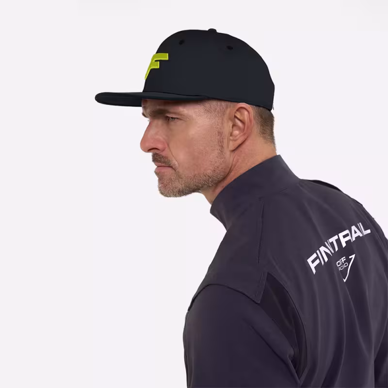 Кепка-бейсболка Finntrail Vibe 9612 Graphite, хлопок, черный, размер универсальный