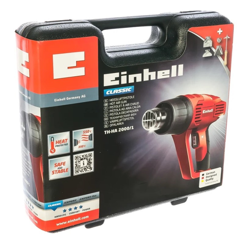 Фен строительный сетевой Einhell TH-HA 2000/1