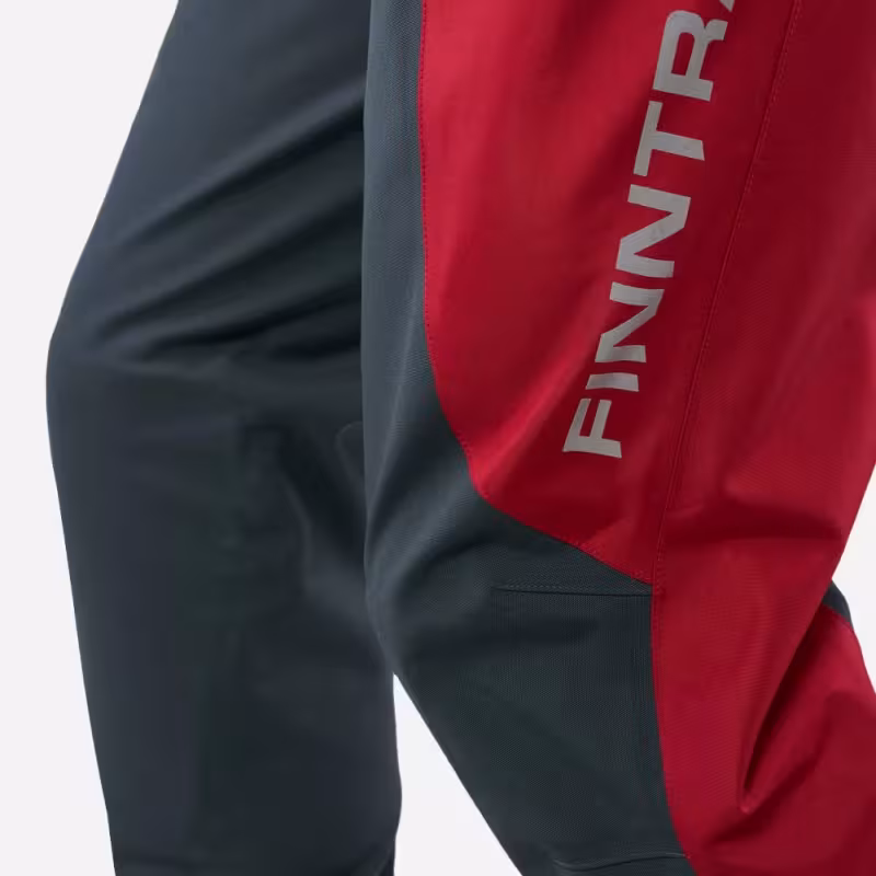 Полукомбинезон-вейдерсы мужской Finntrail Aquamaster New 1536 Red, мембрана Hard-Tex, красный, размер 50-52 (LL), 185-195 см