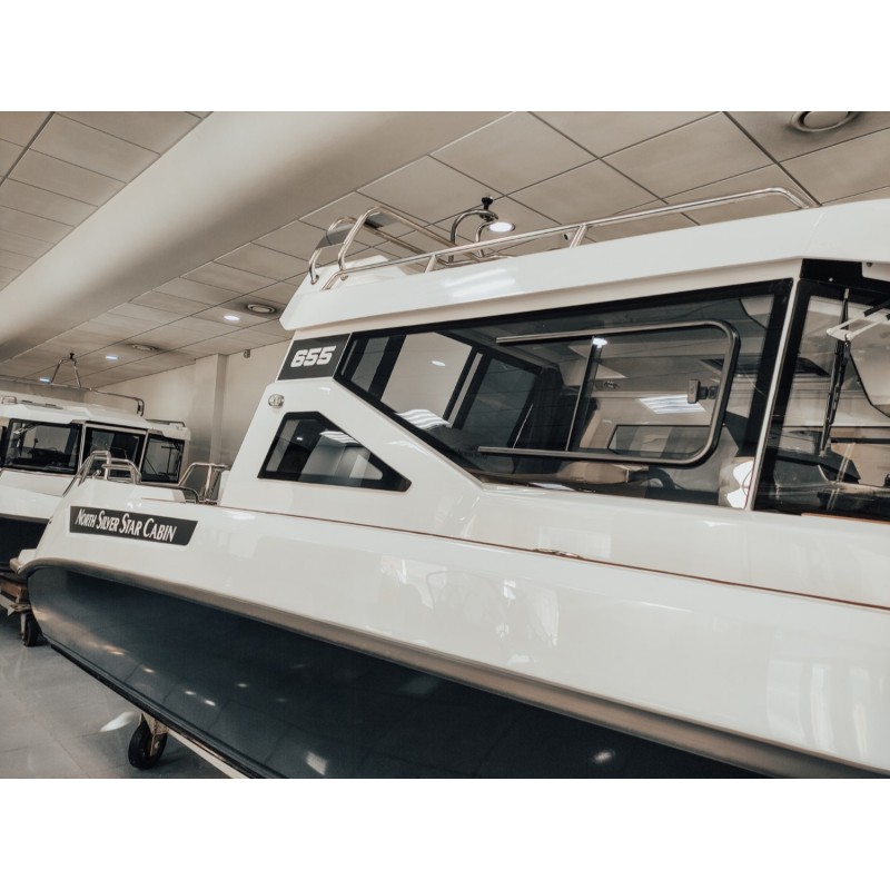Лодка моторная NorthSilver Star Cabin 655 с лодочным мотором Mercury F 200 Sea Pro
