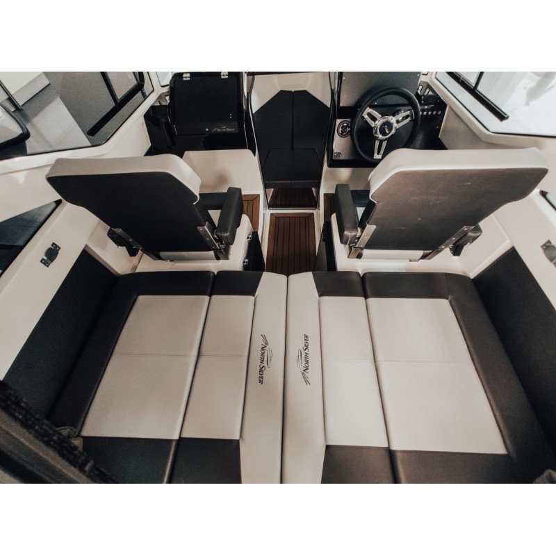 Лодка моторная NorthSilver Star Cabin 655 с лодочным мотором Mercury F 200 Sea Pro