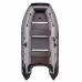 Надувная лодка ПВХ Адмирал 335, пайол фанерный, голубой/серый