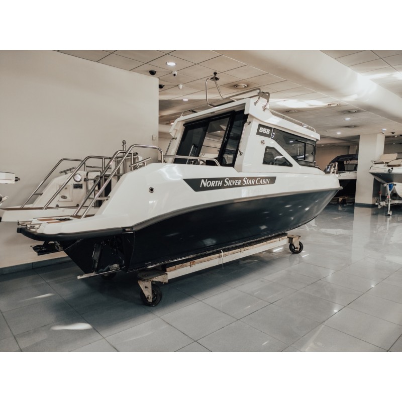 Лодка моторная NorthSilver Star Cabin 655 с лодочным мотором Mercury F 200 Sea Pro DTS