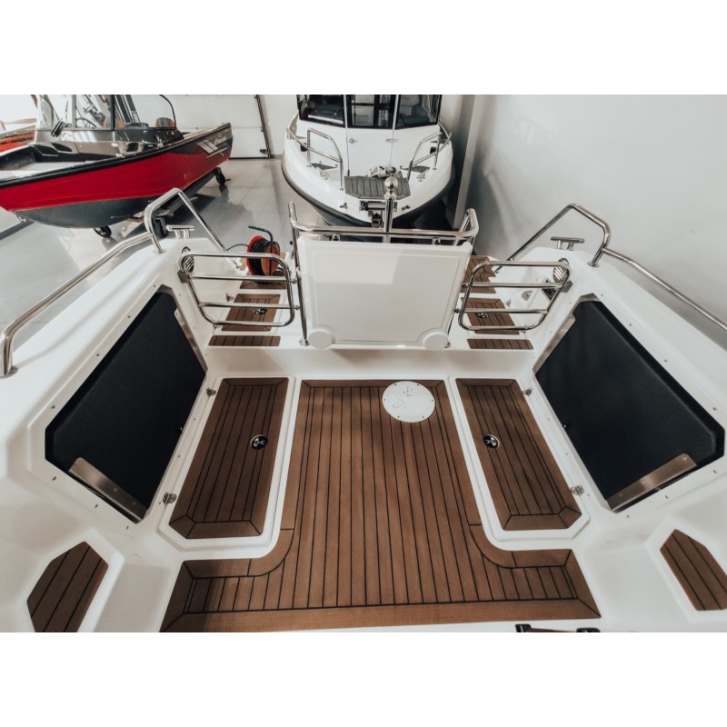 Лодка моторная NorthSilver Star Cabin 655 с лодочным мотором Mercury F 200 Sea Pro DTS