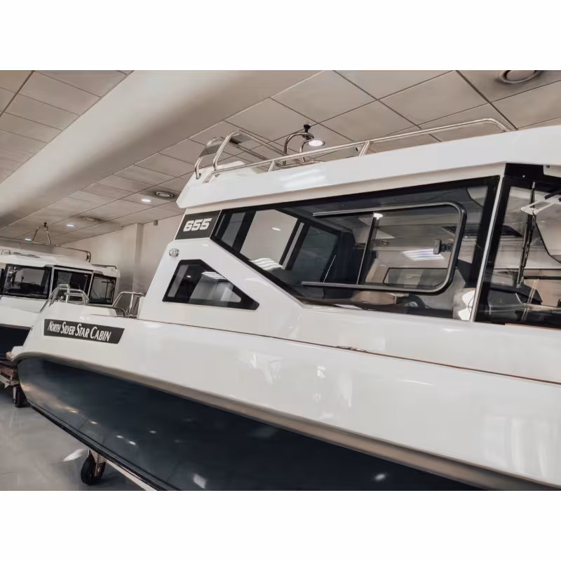 Лодка моторная NorthSilver Star Cabin 655 с лодочным мотором Mercury F 200 Sea Pro DTS