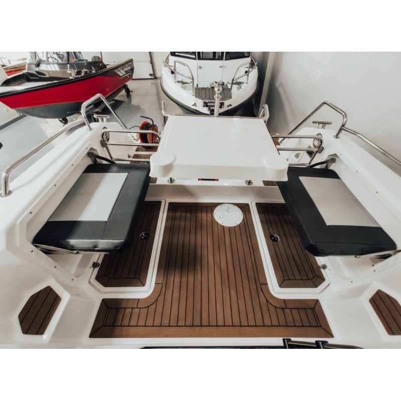 Лодка моторная NorthSilver Star Cabin 655 с лодочным мотором Mercury F 200 Sea Pro DTS