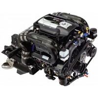 Лодочный мотор стационарный бензиновый Mercruiser 4.3L (220лс) + транцевая сборка + колонка Alfa (1.62)