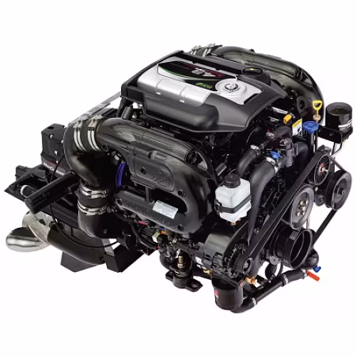 Лодочный мотор стационарный бензиновый Mercruiser 4.3L (220лс) + транцевая сборка + колонка Alfa (1.62)