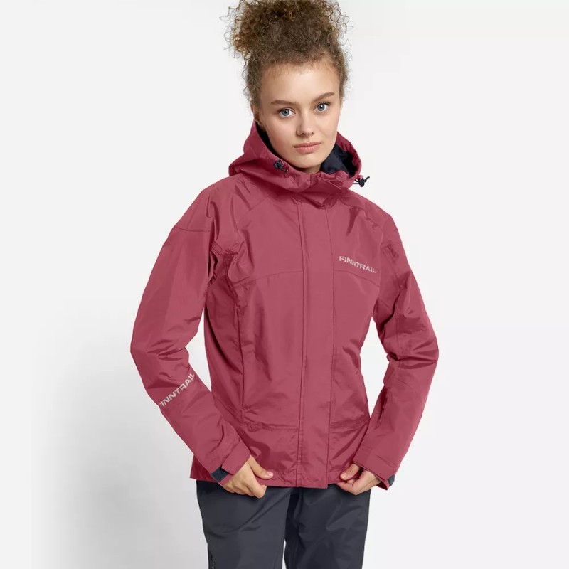 Костюм женский Finntrail Sierra 3450 Berry, мембрана Hard-Tex, розовый, размер 46-48 (M), 165-175 см