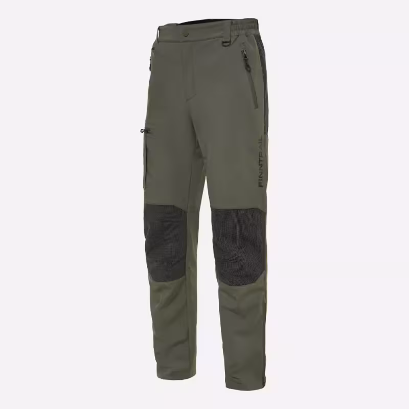 Брюки мужские Finntrail Tactic 4609 Khaki, ткань Софтшелл, хаки, размер 62-64 (XXXL), 190-200 см
