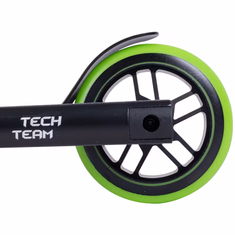 Самокат Tech Team Duker 3.0, черно-зеленый