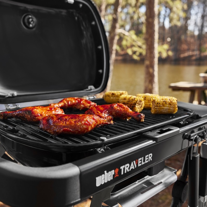 Гриль газовый Weber Traveler Compact, черный