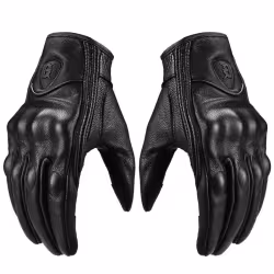 Мотоперчатки Icon Pursuit Gloves, кожа, черный, размер M